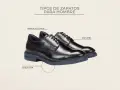 Zapatos negros de vestir Fluchos para hombre, 100% piel, suela de EVA.