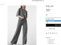 Pantalón gris de canalé, disponible en talla M. Elige tu talla para añadirlo a la bolsa.