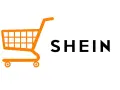 Carrito de compras naranja junto a la palabra SHEIN. ¿Buscas ropa shein petite?