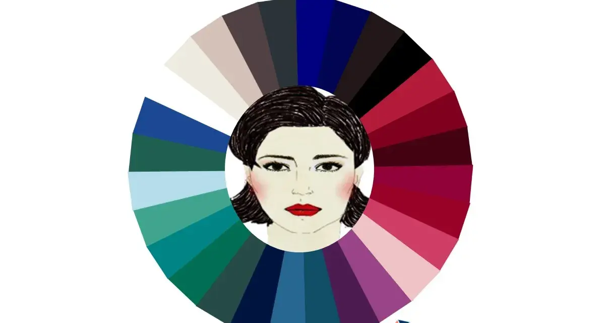 Paleta de colores para la colorimetría invierno: tonos oscuros y profundos para uñas, inspirados en la belleza invernal.
