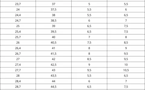 Tabla de tallas de calzado. La talla de zapatos es igual en hombre y mujer, mostrando medidas en centímetros y tallas europeas.