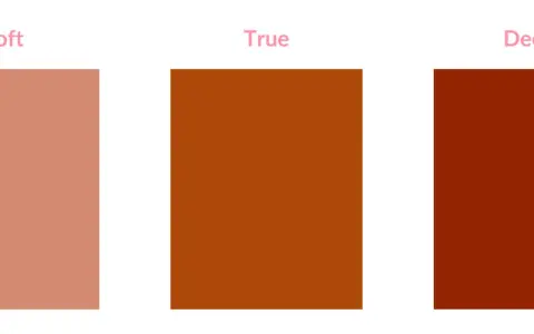 Paleta de colores de otoño: suave, verdadera y profunda. Tonos cálidos que evocan la naturaleza en su máximo esplendor.