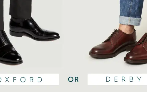 Zapatos negros Oxford con traje o zapatos marrones Derby con vaqueros. ¿Cuál eliges?
