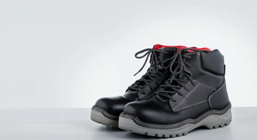 Botas de trabajo negras con cordones, ideales para entornos exigentes. Calzado seguridad S1P o S3 para máxima protección.