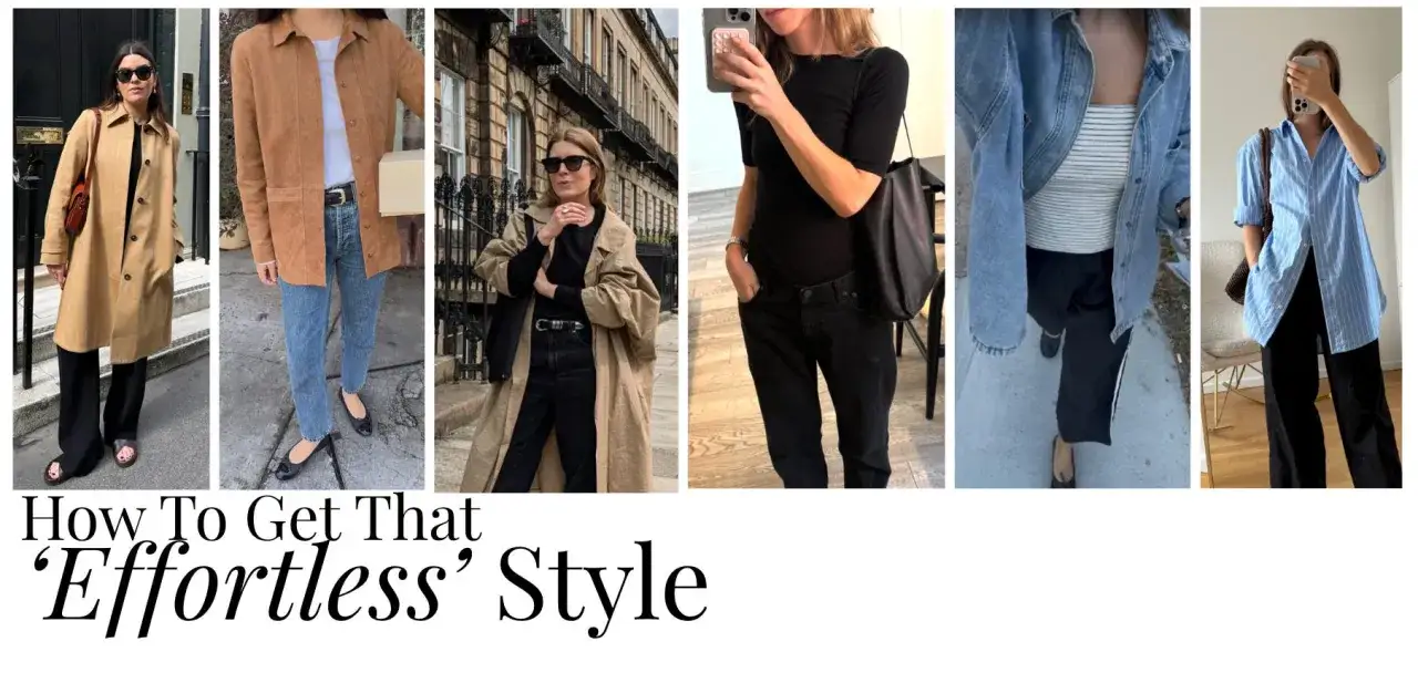 Seis looks para saber como tener estilo sin esfuerzo: gabardinas, vaqueros, camisas y más.